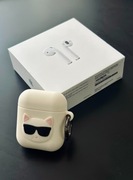 Apple słuchawki AirPods 2 + etui Karl Lagerfeld