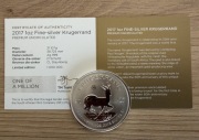 Srebrna moneta Krugerrand 2017 1oz