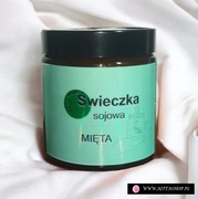 Świeczka sojowa-Mięta