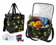 Duża Torba Termiczna Piknikowa Cooler Bag Izolacyjna 56x35 cm