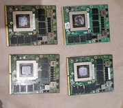 4 sztuki Nvidia quadro K4100M USZKODZONE