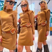 Sukienka bufki dzianina