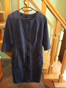 Sukienka na zamek KMX imitacja zamszu