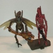 Star Wars-Geonosis Arena- Geonosian Warrior & Battle Droid Commander