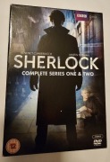 Sherlock serial BBC dvd sezon 1 i 2 ANG Benedict Cumberbatch