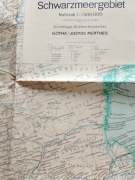 Stara mapa region Morza Czarnego Krym i okolice