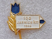 Odznaka 100 Wiosennych kilometrow - 1963 Czechosłowacja