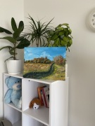 Obraz olejny słoneczna jesień