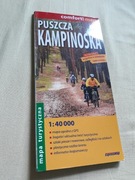 Mapa laminowana Puszcza Kampinoska i okolice Warsz