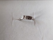 Srebrny pierścionek Warmet