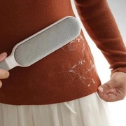 Dwustronna Szczotka Elektrostatyczna do Usuwania Sierści | Szara