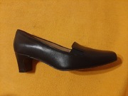 Lux granatowe mokasyny-czółenka 37 angielskiej firmy VanDal, jak nowe!