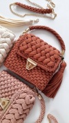 Elegancka torebka puff bag handmade