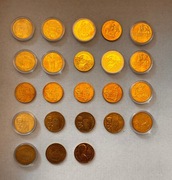 24 x monety 2 zl okolicznosciowe 2009 NBP zestaw kolekcjonerski