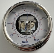 BAROMETR ANEROID VION BARDZO CZUŁY ŻEGLARSKI DOMOWY MADE IN EU!