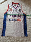 [UNIKAT]Koszulka koszykarska Serbia.FIBA Europa.Bałkany.Polityka.Sport-Fan