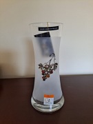 Wazon Drapikowski Studio – ręczne szkło z bursztynem