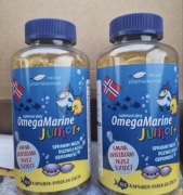 OmegaMarine Junior+ 360 kapsułek rybek do żucia Omega-3 dla dzieci