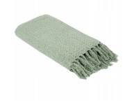 Koc Intesi bawełna 160 cm x 130 cm zielony