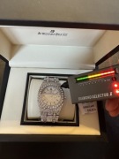 Iced out AP Audemars Piguet Quartz VVS moissanite zegarek