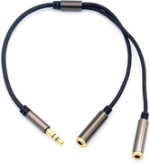 Kabel audio stereo jack 3,5 mm, rozdzielacz Y