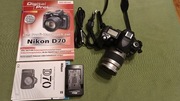 Nikon D70 przebieg niecałe 1100 zdjęć - jak nowy
