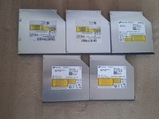 5 sztuk nagrywarek DVD-RW do laptopa.