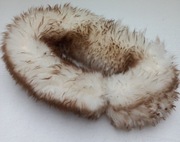 Owcza wełna etola komin kołnierz okrągły ciep