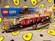 LEGO 60423 Tramwaj miejski ze stacją i torami jak pociąg