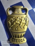 Magnes metalowy na lodówkę Grecja. DELFY. Amfora. Dzban. Olimpiada.