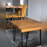 Blat blaty DĄB wysoka jakość lite drewno hairpin 