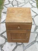 stara szafka z szufladą lewa od toaletki? lite drewno PRL