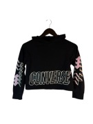 Bluza damska Converse czarna z dużym logiem M