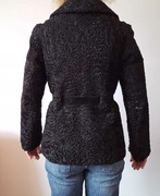 Futerko naturalne z karakułów czarne