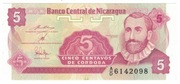 Nikaragua  5 Centavos 1991 r