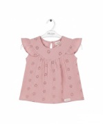 HELEN RÓŻOWA MUŚLINOWA TUNICZKA TUNIKA DLA DZIEWCZYNKI 92