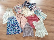 mega paka zestaw bluzek croptopów bluzki croptopy 36S 38M kompletubran