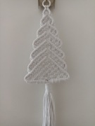 Choinka ręcznie robiona makrama