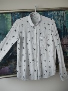 Koszula S Cropp biała w pieski 