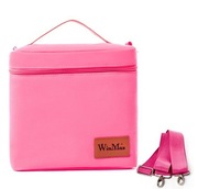 Zestaw Torba Termoizolacyjna mini + maxi - różowa