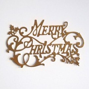 Scrapki Papierowe - Boże Narodzenie napis Merry Christmas.