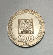Srebrna moneta 200 złotych, XXX lat PRL 