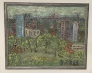 Obraz olej na płótnie 40x30 cm jacht na morzu