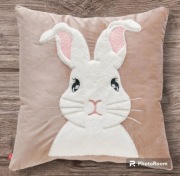Home&You Lapereau poszewka zając królik 45x45 cm beżowa biała Nowa