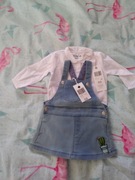 Body koszulowe i spódniczka 68