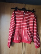 Bluza dziewczęca biało-czerwona rozmiar 158