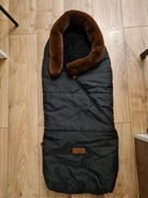 Smiki, śpiworek do wózka, czarno-brązowy