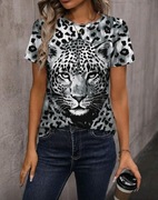 Bluzka w cętki gepard L 