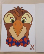 maski papierowe tekturowe dla dzieci do wycinania