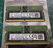 16GB DDR5 SODIMM SAMSUNG 5600 w dwóch kościach.